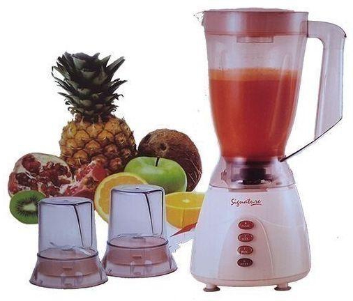 Signature 3 in 1 Blender with Grinder and Chopper - 1.5 Litres - Classic Cream