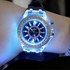 Geneva Luminious Quartz Watch, Waterproof Sport LED Backlight