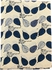 Linen Graphic Design Table Napkin ( Blue Paper)