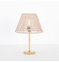 Modern Table Lamp, Gold Pipe