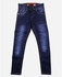 Hozayen Washed Out Jeans - Dark Blue