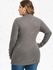 Plus Size Heathered Cut Out Knitwear - 4x
