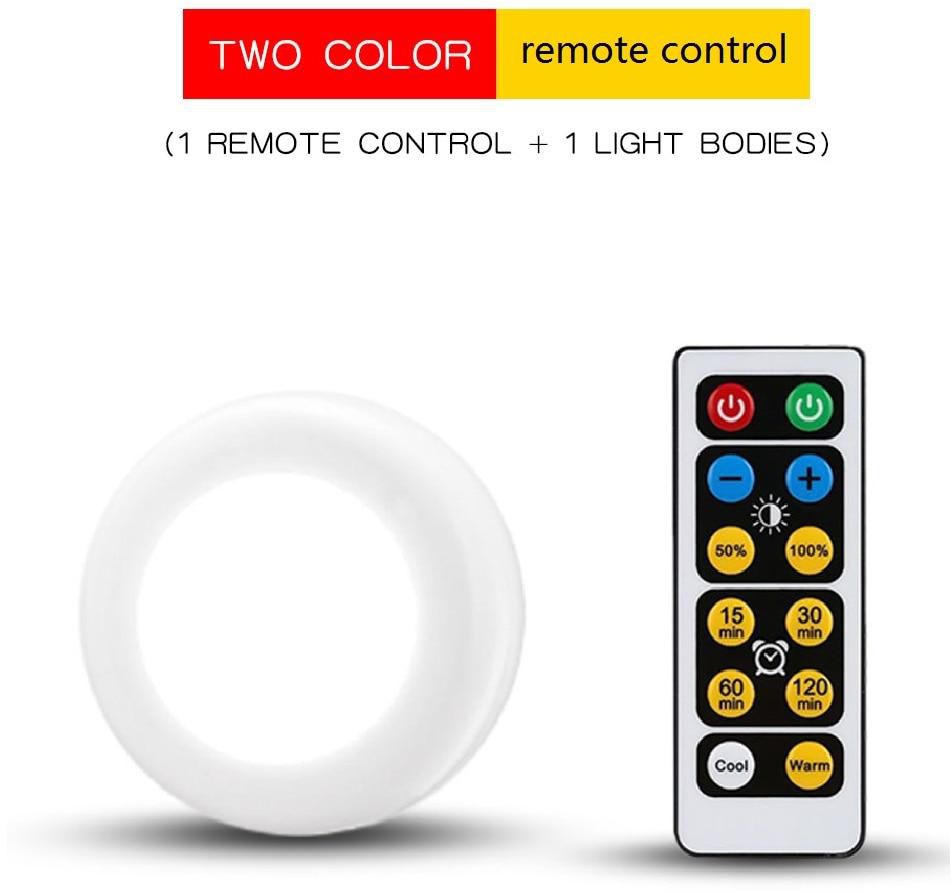 1 Lights 1 Remote Controllers Touch Night Lamp Battery Powered