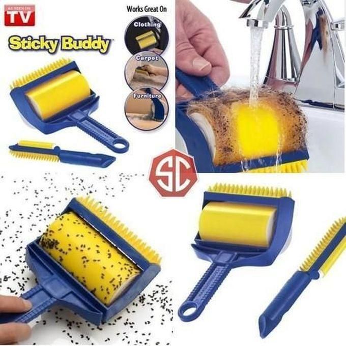 As Seen On Tv Reusable Sticky Buddy - Yellow & Blue