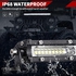 YITAMOTOR 72W 26 Inch LED Light Bar Single Row Spot Light Bar with 10ft Wiring Harness for Jeep JK Wrangler Off Road Car SUV ATV Marine , Black