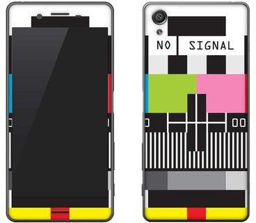 Vinyl Skin Decal For Sony Xperia X Performance No Signal TV
