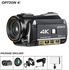 ORDRO HDR-AC3 UHD 4K Digital Video Cameras FHD 1080P 24MP WiFi 3.0" Touch Screen 30x Zoom Mini Camcorders DV Cam Digital Cameras GOIMAGE