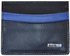 Parejo leather card holder for men,Black-blue,LC-402bl-bu