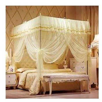 Mosquito Net With Metallic Stand 4 By 6 - Cream