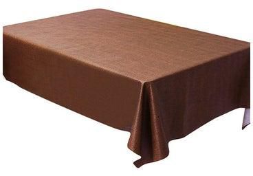 Rectangular Dust-Proof Table Cover Brown 55 x 79cm