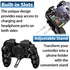 4 Trigger USB Mobile Game Controller with Cooling Fan Adjustable Stand for PUBG/Call of Duty/Fotnite [6 Finger Mode] GAMR+ L1R1 L2R2 Gaming Grip Gamepad