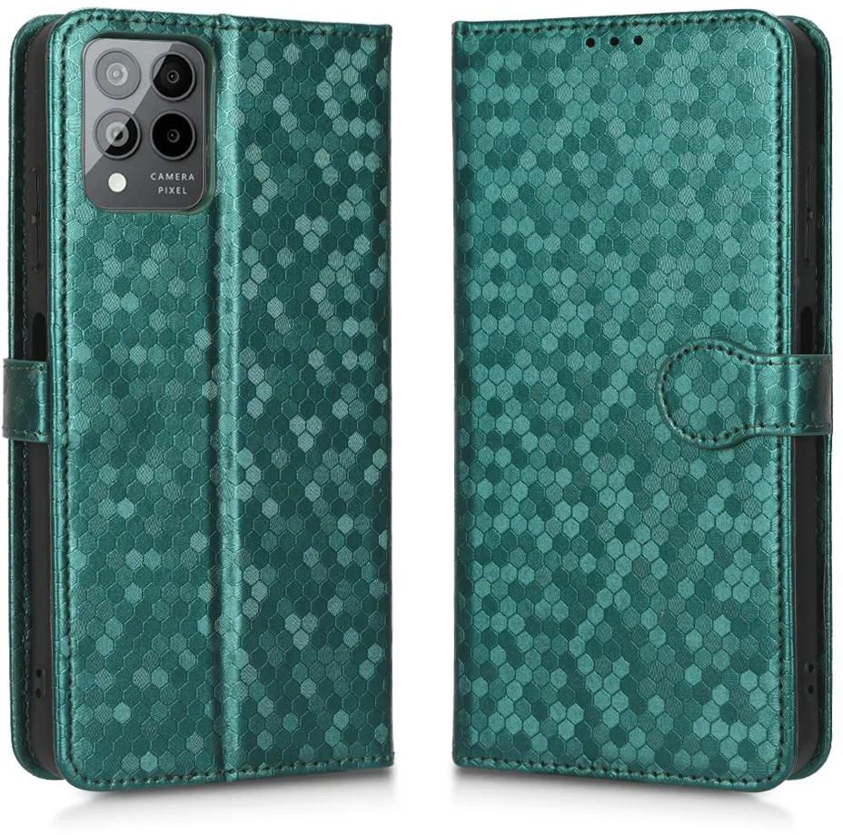 Leather Phone Case Flip Cover for T-Mobile REVVL 6 Pro,REVVL 6 Shockproof Protection Stand Holder Magnetic PU Leather Case