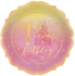 My Party Centre - 1st Birthday Princess Metallic Shaped Paper Plates 7in, 8pcs- Babystore.ae