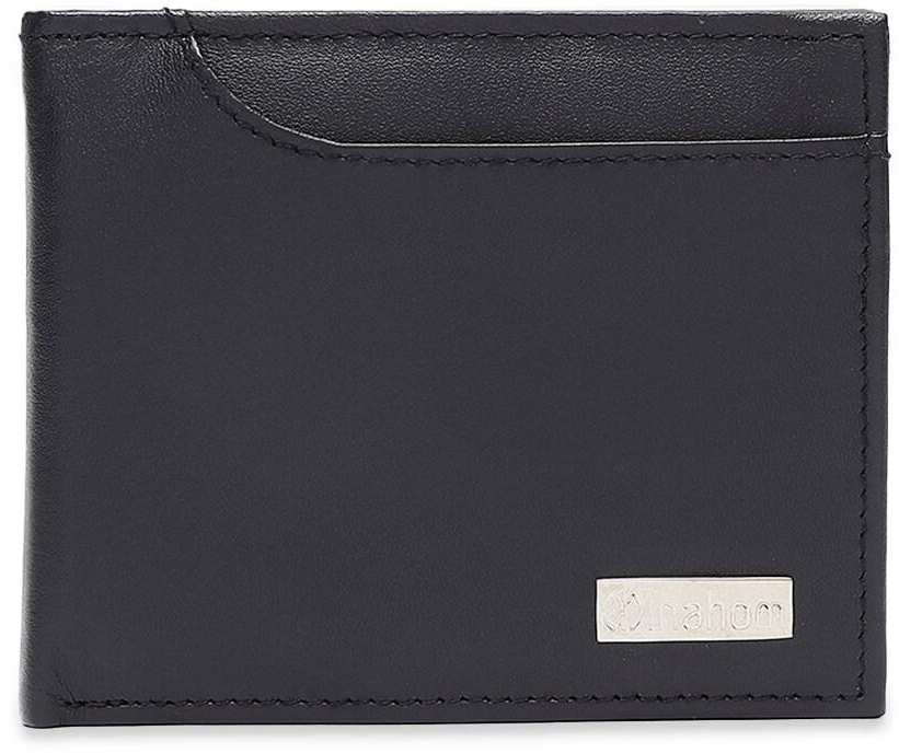 Inahom Bi-Fold Organised Wallet Flat Nappa Genuine and Smooth Leather Upper IM2021XDA0002-400-Navy Blue