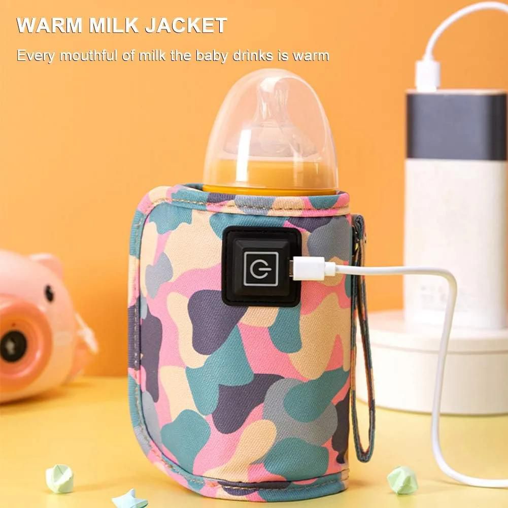 Baby Bottle Warmer Travel Stroller Insulated Bag Baby Nursing Bottle Heater