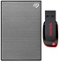 Seagate 2TB Backup Plus Slim USB 3.0 External Hard Drive - Space Grey + 32GB Cruzer Blade USB 2.0 Flash Drive