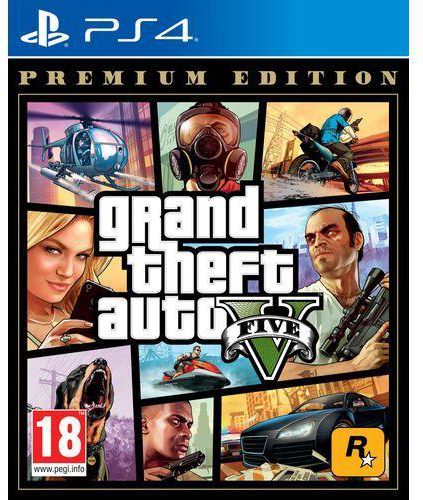 Rockstar Games Grand Theft Auto V Premium Online Edition - Region 2 - PlayStation 4 Game