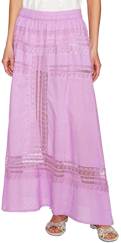 The Letter - Lace Inset Maxi Skirt