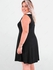 Plus Size Sleeveless Colorblock Belted Knee Length Dress - M | Us 10