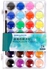 Generic-28 Solid Assorted Watercolor Paint Pigment Portable Drawing Painting Set with a Paintbrush Art Supplies for Artists Beginners Students Kids