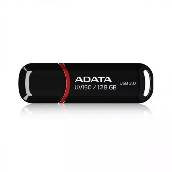 ADATA UV150/128GB/40MBps/USB 3.0/USB-A/Black | Gear-up.me