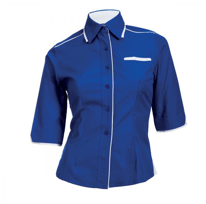 Vladimiro2u F1 Shirt / Corporate Uniform Women OSP-F1 1708 - 8 Sizes (Royal Blue)