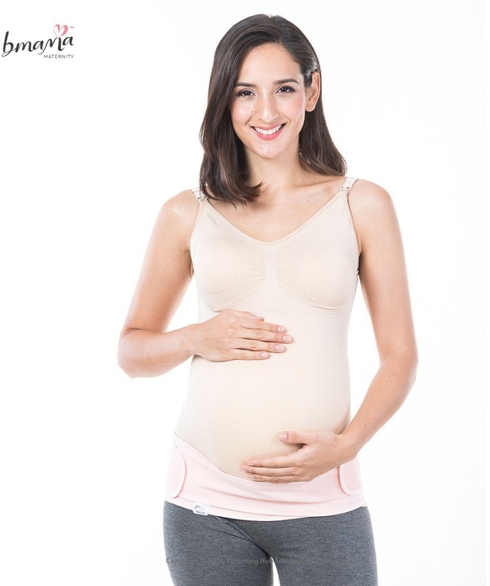 Bmama Maternity Support Belt Cradle Prenatal Postpartum Free Size (Beige)
