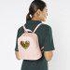 Sequin Embellished Backpack with Adjustable Straps