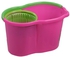 El Helal &amp; Golden Star Speedo Bucket With Squeezer Pink Green - 1 Piece