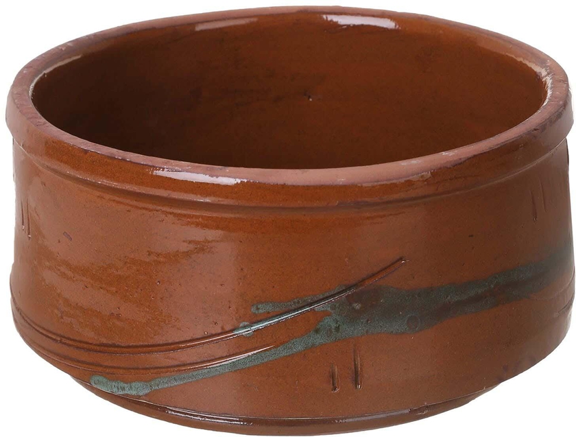 Get Pottery Deep Oven Dish, 25 cm - Brown with best offers | Raneen.com