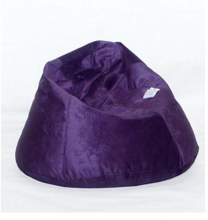 Bomba Velvet Cone Bean Bag - Purple