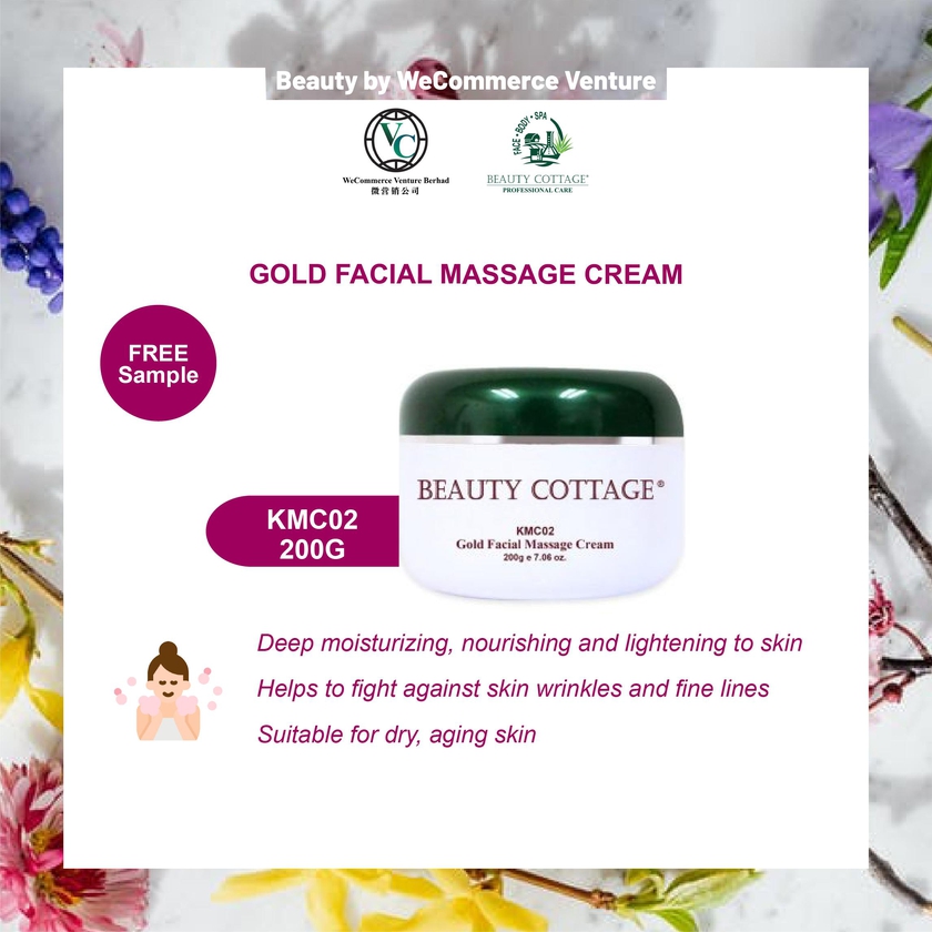 Beauty Cottage Gold Facial Massage Cream 200g