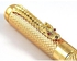 Louis Will Jinhao New Golden Dragon Red Crystal Eyes Fountain Pen With Push In Style Ink Converter