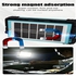 كشاف تخييم قابل لاعادة الشحن يعمل بالطاقة الشمسية بمنفذ USB واضاءة LED محمول