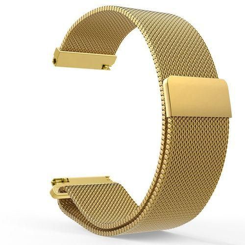 22mm Stainless Steel Replacement Watchband for Huawei Watch GT2 Pro / Amazfit GTR 2(Gold)