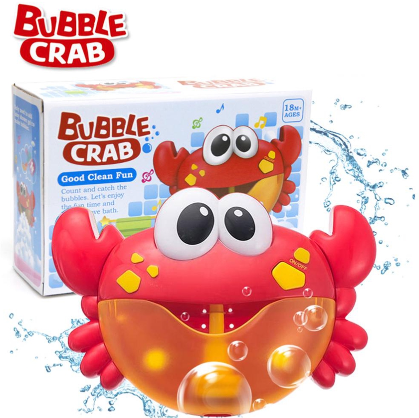 Toy Bubble Maker Bathroom Bubble Crab Baby Bath Machine Battery Operated