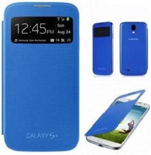 Samsung Galaxy S4 i9500 S View Flip Case Cover (blue)