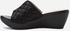 Shoe Room Patent Leather Slipper - Black