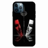 Protective Case Cover For Apple iPhone 12 Pro Black/White/Red