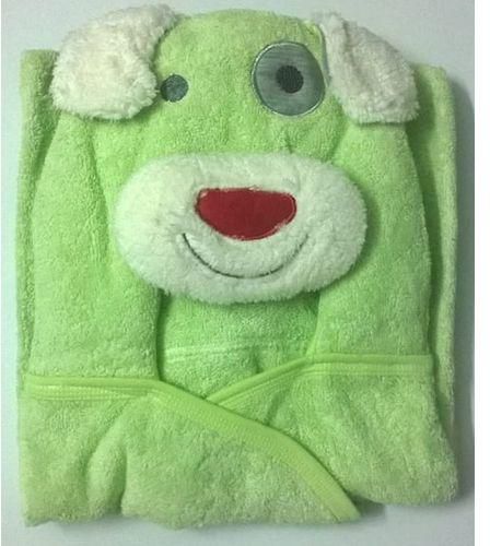 Generic Soft Baby Shower Hooded Towel - Green