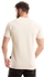 Nexx Jeans Basic Short Sleeve Self Pattern T-Shirt - Beige