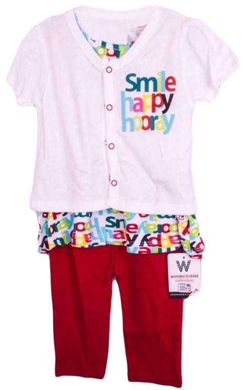 Fashion 2pc Girls Set (Top And Tights) - Multicolored