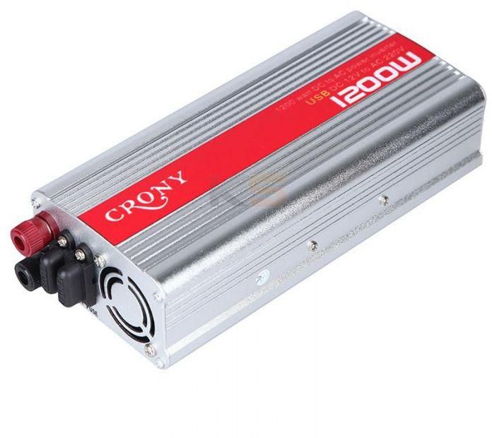 Crony 1200 Watt Power Inverter - Silver
