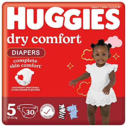 Huggies Dry Comfort Size 5(12-22)Kgs 30's