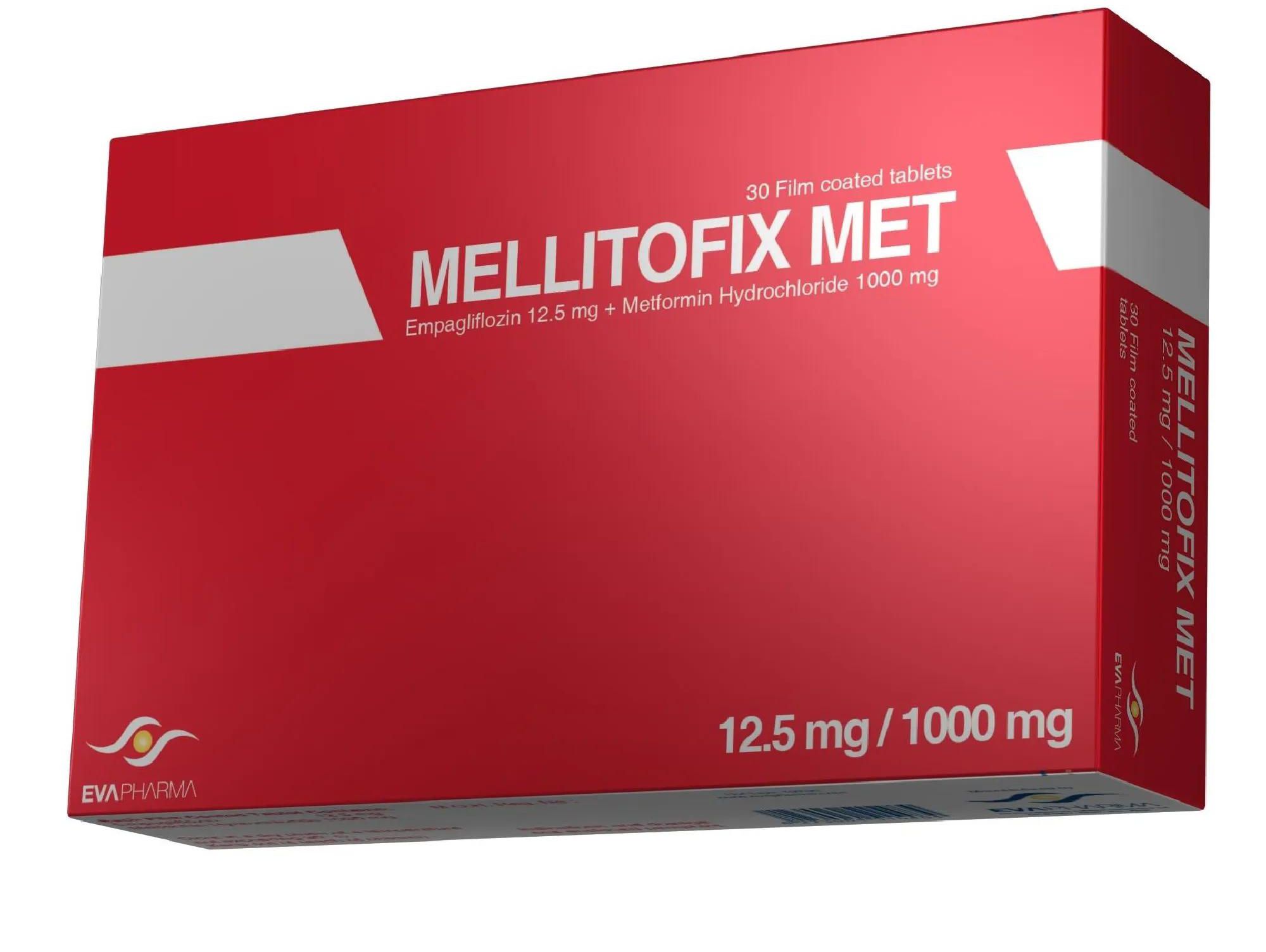Mellitofix Met | Type 2 Diabetes Treatment | 12.5 mg/1000 mg | 30 Tab