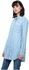 LEVIS Women's Long Sleeve Classic Collar Denim Shirt, Extra Small, Blue