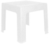 General Square Rattan Table -White- AL HILAL W ELNEGMA 4508