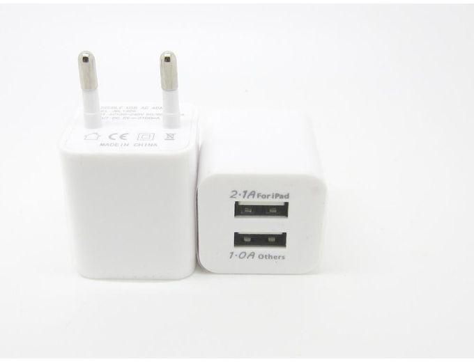 Generic Dual USB Wall for Phone , iPod, Any Mobile Wall Charger
