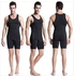 Generic Men's Sports Vest Tight Vest Wicking Quick-drying Clothes(Black)