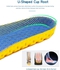 Fashion Memory Foam Insoles Shoes Sole Mesh Deodorant Breathable Cushion Running Feet Man Women Orthopedic